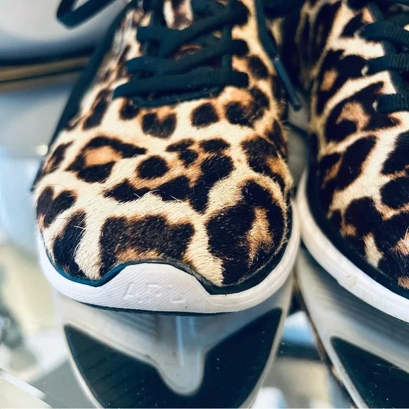 APL (Athletic Propulsion Labs) Iconic Pro Leopard-print Calf Hair Sneakers - Picture 5 of 9